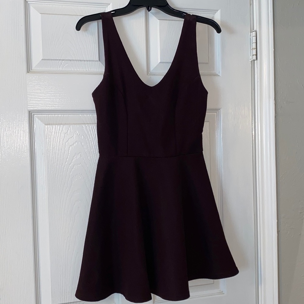 Dark Purple Topshop Dress